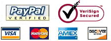 We accept PayPal - VISA - MS - AMEX - DISC
