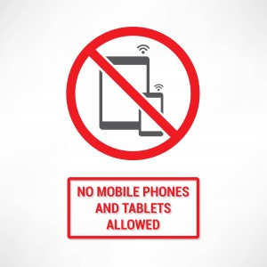 No child is allowed to use an electronic device until 16 years old